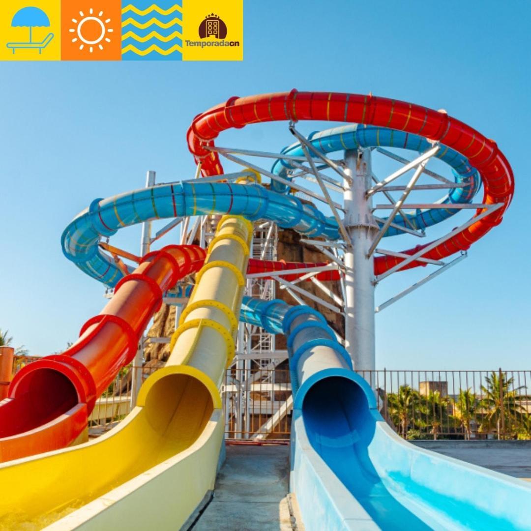 Piazza Com Acesso Ao Acqua Park Aparthotel Caldas Novas Ngoại thất bức ảnh